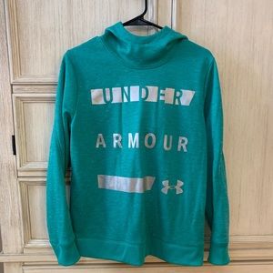 Women’s cold gear Teal Under Armour hoodie